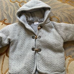 Boy’s Paz Thick-Knit Sweater w/fur